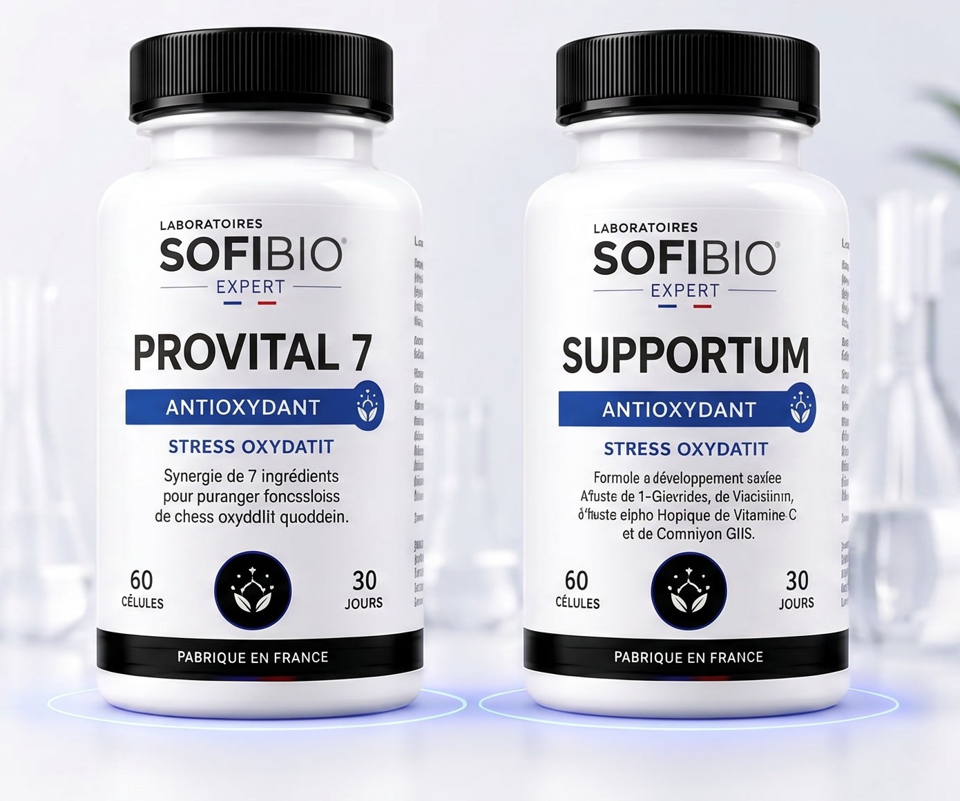 Sofibio Expert — PROVITAL 7 et SUPPORTUM, antioxydants stress oxydatif